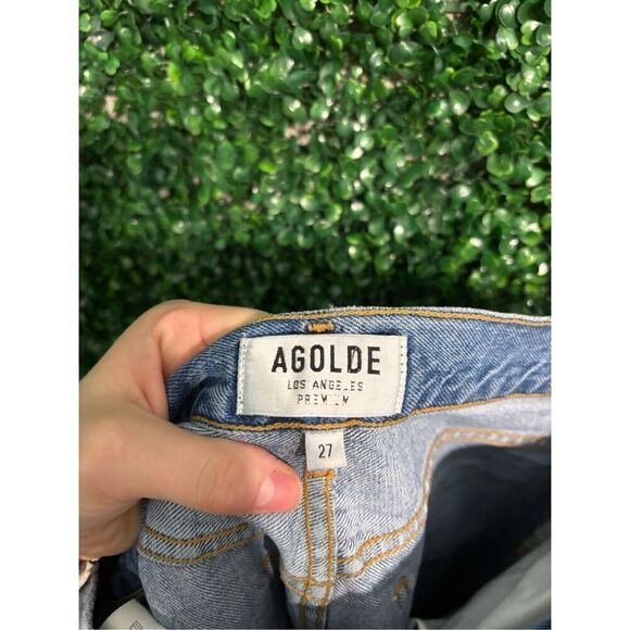 AGOLDE High Rise Straight Jeans Sz 27 - Picture 6 of 6